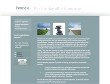 Tablet Screenshot of perendie.com